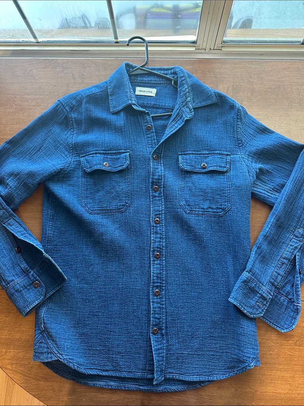 Taylor stitch cash shirt blue 40/m